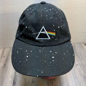 PINK FLOYD Officially Licensed Hat Cap Adult Size Black w/logo & Stars Strapback